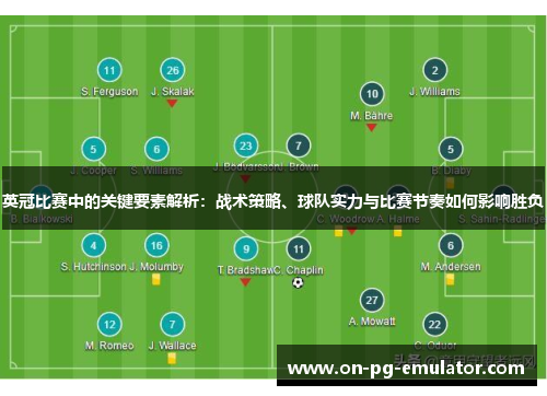 英冠比赛中的关键要素解析：战术策略、球队实力与比赛节奏如何影响胜负